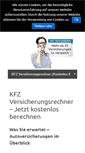 Mobile Screenshot of kfzversicherungsrechner.com
